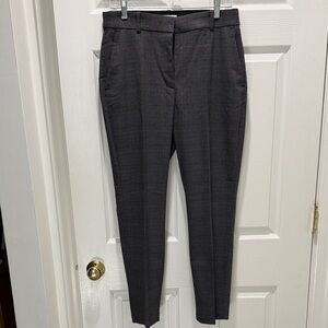 H&M Gray Plaid Dress Pants